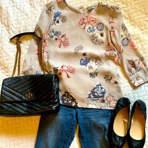 Sweet floral blouse